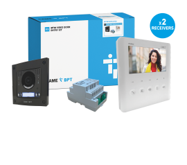 CAME (Old Part: MTMFVRPLVIP2D) MTM VR 2 Way Video Flush Kit - PLX IP Monitor