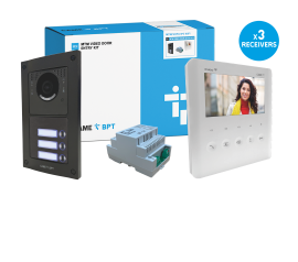 CAME (Old Part: MTMFVRPLVIP3 WIFI) MTM VR 3 Way Video Flush Kit - PLX IP Monitor