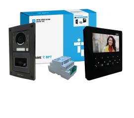 CAME (Old Part: MTMFVRPPLVB1) MTM VR 1 Way Video w/ Prox. Flush Kit to PLX Black Handset