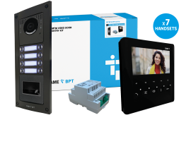 CAME (Old Part: MTMFVRPPLVB7D) MTM VR 7 Way Video w/ Prox. Flush Kit to PLX Black Handset