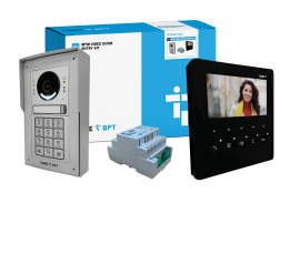 CAME (Old Part: MTMSKPLVB1) MTM 1 Way Video w/ Keypad Surface Kit to PLX Black Handset