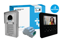 CAME (Old Part: MTMSKPLVB2D) MTM 2 Way Video w/ Keypad Surface Kit to PLX Black Handset
