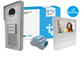 CAME (Old Part: MTMSKPLVIP3 WIFI) MTM 3 Way Video & Keypad Surface Kit - PLX IP Monitor