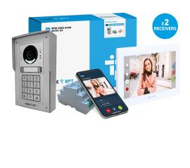 CAME (Old Part: MTMSKX7W2D) MTM 2 Way Video with Keypad Surface Kit to XTS X1 White