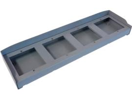 CAME (Old Part: MTMSP1M4) Wall Fitting Box with Rain Ledge for Quadruple 1 Module