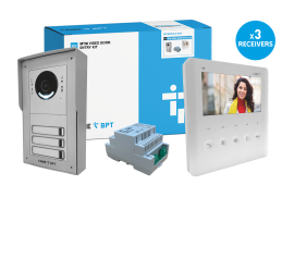 CAME (Old Part: MTMSPLV3 WIFI) MTM 3 Way Video Surface Kit to PLX WIFI Monitor