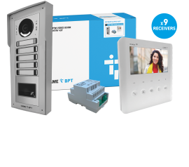 CAME (Old Part: MTMSPPLVIP9D WIFI) MTM 9 Way Video & Prox Surface Kit - PLX IP Monitor
