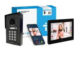 CAME (Old Part: MTMSVRKIP7B1) MTM VR 1 Way Video & Keypad Surface Kit - XTS IP 7 Black