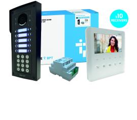 CAME (Old Part: MTMSVRKPLV10D) MTM VR 10 Way Video with Keypad Surface Kit to PLX Handset