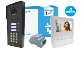 CAME (Old Part: MTMSVRKPLV3 WIFI) MTM VR 3 Way Video w/ Keypad Surface Kit to PLX WIFI Monitor