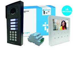 CAME (Old Part: MTMSVRKPLV4) MTM VR 4 Way Video with Keypad Surface Kit to PLX Handset