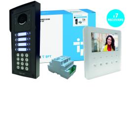 CAME (Old Part: MTMSVRKPLV7D) MTM VR 7 Way Video with Keypad Surface Kit to PLX Handset
