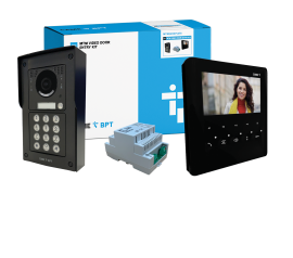 CAME (Old Part: MTMSVRKPLVB1) MTM VR 1 Way Video w/ Keypd Surface Kit to PLX Black Handset