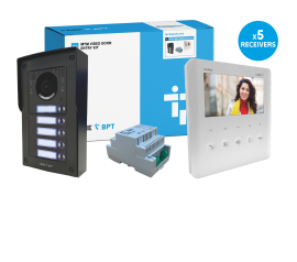CAME (Old Part: MTMSVRPLVIP5) MTM VR 5 Way Video Surface Kit - PLX IP Monitor