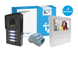 CAME (Old Part: MTMSVRPLVIP7D WIFI) MTM VR 7 Way Video Surface Kit - PLX IP Monitor