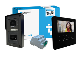 CAME (Old Part: MTMSVRPPLVB1) MTM VR 1 Way Video w/ Prox. Surface Kit to PLX Black Handset