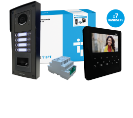 CAME (Old Part: MTMSVRPPLVB7D) MTM VR 7 Way Video w/ Prox. Surface Kit to PLX Black Handset