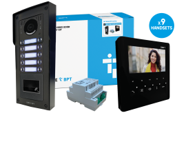CAME (Old Part: MTMSVRPPLVB9D) MTM VR 9 Way Video w/ Prox. Surface Kit to PLX Black Handset