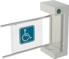 CAME (Old Part: OZ/AVIR-800) Flag Turnstile Single Sided - Bi-Directional