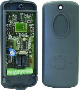 CAME (Old Part: RE432M) 12/24VAC-DC 2 CH receiver with coding 50 Users 433.92MHz