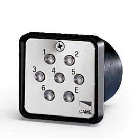 CAME (Old Part: S6000) Small recess mounted digital keypad