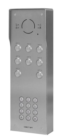 CAME (Old Part: VRMAK9) VRM 8 button Audio panel with keypad