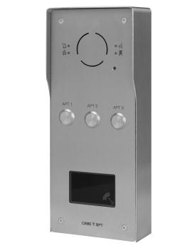 CAME (Old Part: VRMAP4) VRM 3 button Audio panel with prox housing