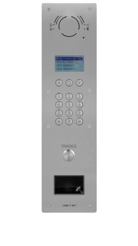 CAME (Old Part: VRMAPUB1) VRM Size 5 audio digital panel, prox & trades (with display)