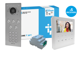 CAME (Old Part: VRMFKPLVIP5) VRM 5 Way Video & Keypad Flush Kit - PLX IP Monitor