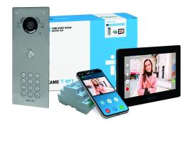 CAME (Old Part: VRMFKX7B1) VRM VR 1 Way Video with Keypad Flush Kit to XTS X1 Black