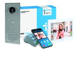 CAME (Old Part: VRMFKX7W1) VRM VR 1 Way Video with Keypad Flush Kit to XTS X1 White