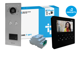 CAME (Old Part: VRMFPPLVB2) VRM 2 Way Video with Prox. Flush Kit to PLX Black Handset