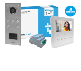 CAME (Old Part: VRMFPPLVIP5 WIFI) VRM 5 Way Video & Prox Flush Kit - PLX IP Monitor