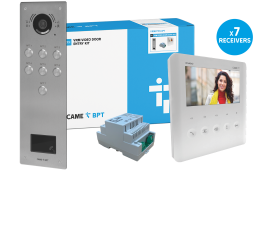 CAME (Old Part: VRMFPPLVIP7) VRM 7 Way Video & Prox Flush Kit - PLX IP Monitor