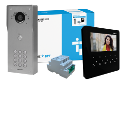 CAME (Old Part: VRMSKPLVB1) VRM 1 Way Video w/ Keypad Surface Kit to PLX Black Handset