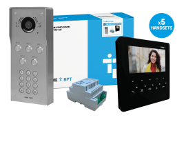 CAME (Old Part: VRMSKPLVB5) VRM 5 Way Video w/ Keypad Surface Kit to PLX Black Handset