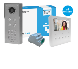 CAME (Old Part: VRMSKPLVIP4 WIFI) VRM 4 Way Video & Keypad Surface Kit - PLX IP Monitor