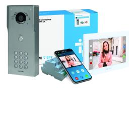 CAME (Old Part: VRMSKX7W1) VRM VR 1 Way Video with Keypad Surface Kit to XTS X1 White