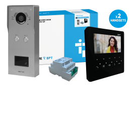 CAME (Old Part: VRMSPPLVB2) VRM 2 Way Video with Prox. Surface Kit to PLX Black Handset