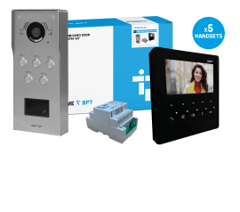 CAME (Old Part: VRMSPPLVB5) VRM 5 Way Video with Prox. Surface Kit to PLX Black Handset