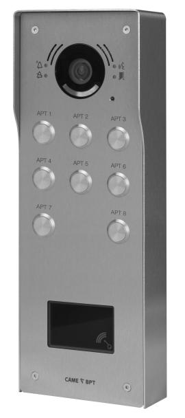 CAME (Old Part: VRMVP9) VRM 8 button Video panel with prox housing