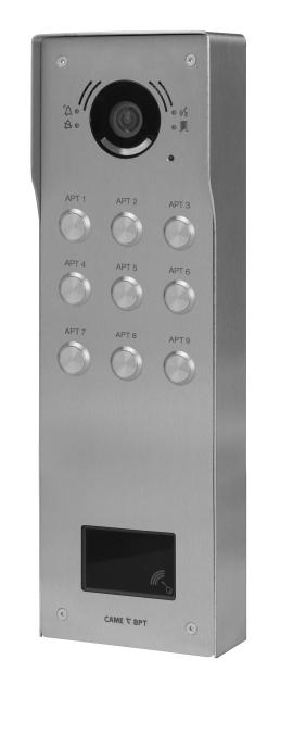 CAME (Old Part: VRMVPDDA1) VRM 9 button Video panel with prox housing