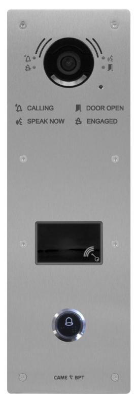 CAME (Old Part: VRMVPDDAHM1) VRM 1 button Video DDA panel with prox housing