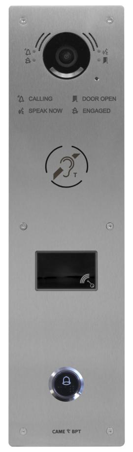 CAME (Old Part: VRMVPDIGI) VRM video DDA panel with 1 button, prox & hearing loop