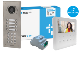CAME (Old Part: VRWFKPLV7D WIFI) VRW 7 Way Video with Keypad Flush Kit to PLX WIFI Monitor