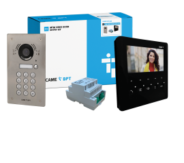 CAME (Old Part: VRWFKPLVB1) VRW 1 Way Video with Keypad Flush Kit to PLX Black Handset