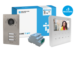 CAME (Old Part: VRWFPLVIP3) VRW 3 Way Video Flush Kit - PLX IP Monitor