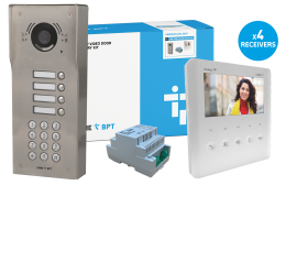 CAME (Old Part: VRWSKPLVIP4 WIFI) VRW 4 Way Video & Keypad Surface Kit - PLX IP Monitor