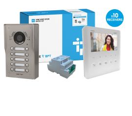 CAME (Old Part: VRWSPLVIP10D) VRW 10 Way Video Surface Kit - PLX IP Monitor