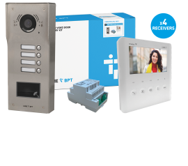 CAME (Old Part: VRWSPPLVIP4 WIFI) VRW 4 Way Video & Prox Surface Kit - PLX IP Monitor